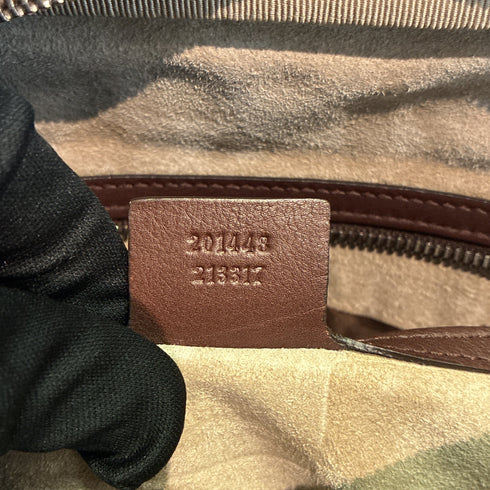 Front Zip Messenger Bag Alligator Medium