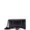 Hourglass Chain Wallet Leather with Crystal Detail