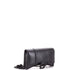 Hourglass Chain Wallet Leather with Crystal Detail