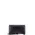 Hourglass Chain Wallet Leather with Crystal Detail