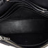 Hourglass Chain Wallet Leather with Crystal Detail