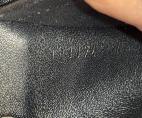 Chain Louise Smoke Clutch Quilted Leather