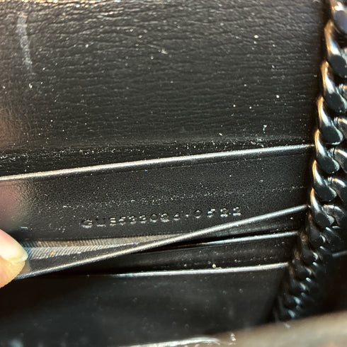 Sunset Top Handle Chain Wallet Leather