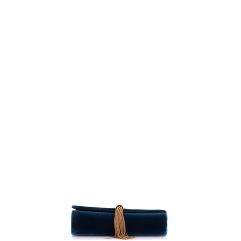 Classic Monogram Tassel Crossbody Bag Velvet Small