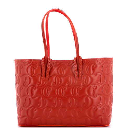 Cabata East West Tote CL Embossed Leather Small