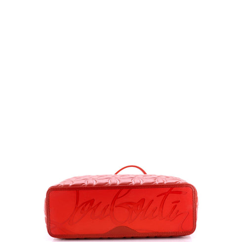 Cabata East West Tote CL Embossed Leather Small