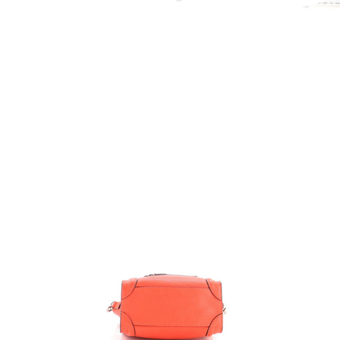 Luggage Bag Grainy Leather Nano