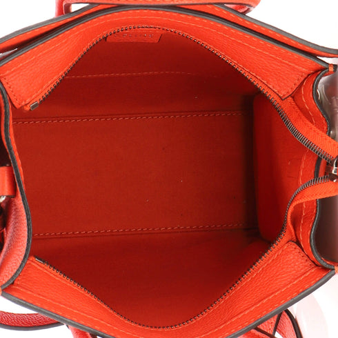 Luggage Bag Grainy Leather Nano