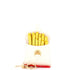 La Belgitude French Fries Bag Charm Leather