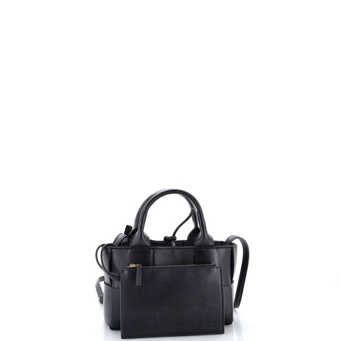 Arco Tote Maxi Intrecciato Leather Candy