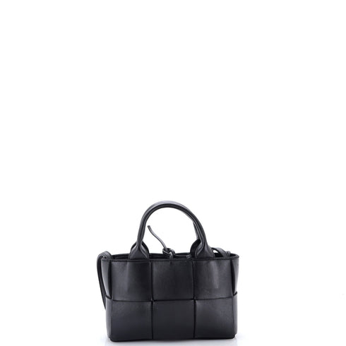 Arco Tote Maxi Intrecciato Leather Candy