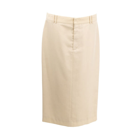 Women's Gucci skirt in beige wool