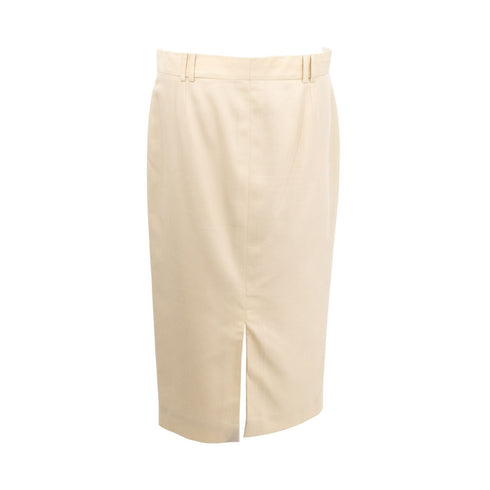 Women's Gucci skirt in beige wool