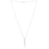 Victoria Double Drop Pendant Necklace Platinum and Diamonds