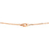 Trinity Pendant Necklace 18K Rose Gold with Pave Pink Sapphires