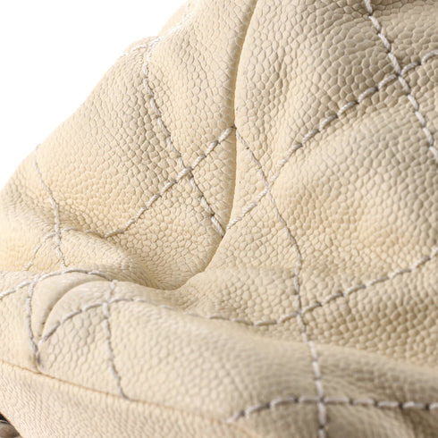 CC Daily Shopping Tote Quilted Caviar Small