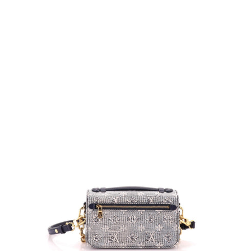 Pochette Metis Monoglam Jacquard Canvas East West
