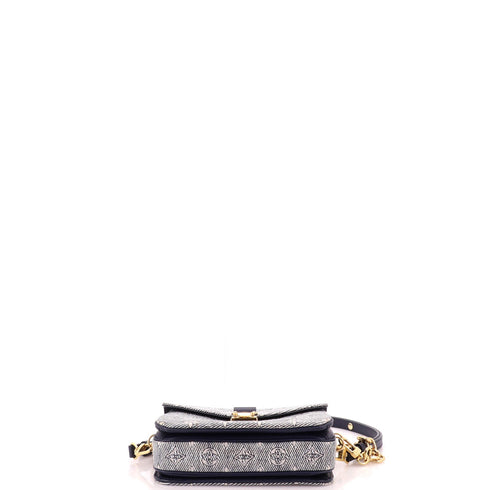 Pochette Metis Monoglam Jacquard Canvas East West