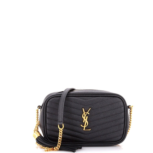 Lou Camera Bag Matelasse Chevron Leather Mini