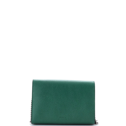 Dionysus Chain Wallet Leather with Embellished Detail Small