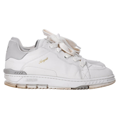 Men's Axel Arigato Area Haze Sneakers in White Leather