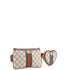 Ophidia Heart Utility Double Belt Bag GG Coated Canvas