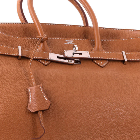 Birkin Handbag Gold Togo with Palladium Hardware 35
