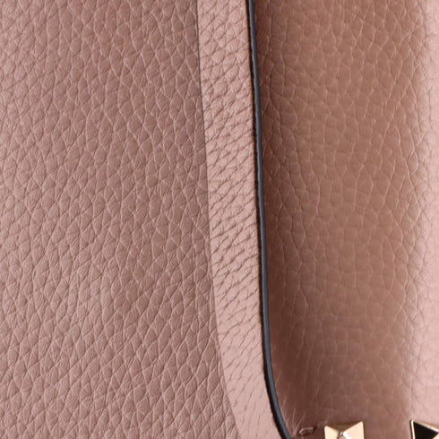 Rockstud Flip Lock Flap Bag Leather Medium