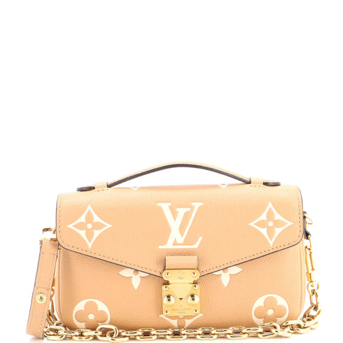 Pochette Metis Bicolor Monogram Empreinte Giant East West