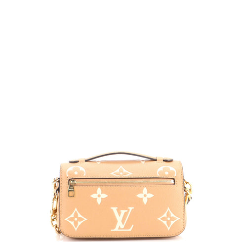 Pochette Metis Bicolor Monogram Empreinte Giant East West