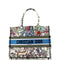 Book Tote Embroidered Canvas Medium