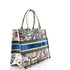 Book Tote Embroidered Canvas Medium