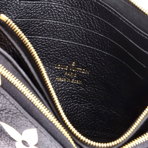 Double Zip Pochette Bicolor Monogram Empreinte Giant