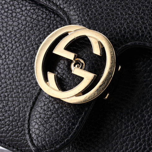 Interlocking Shoulder Bag Leather Medium