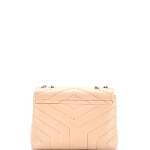 Loulou Shoulder Bag Matelasse Chevron Leather Small