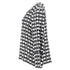 Women's Etro Polka Dot Long Sleeve Blouse in Black and White Silk