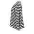Women's Etro Polka Dot Long Sleeve Blouse in Black and White Silk