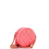 Pearl Crush Round Clutch with Chain Quilted Lambskin