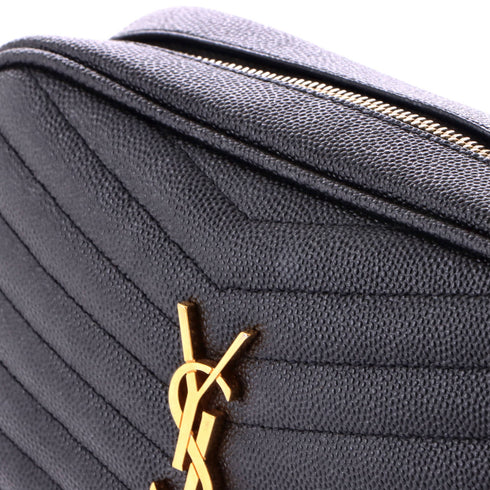 Lou Camera Bag Matelasse Chevron Leather Mini