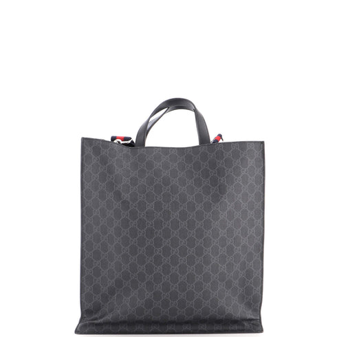 Convertible Soft Open Tote GG Coated Canvas Tall