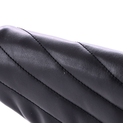 LouLou Document Clutch Matelasse Chevron Leather