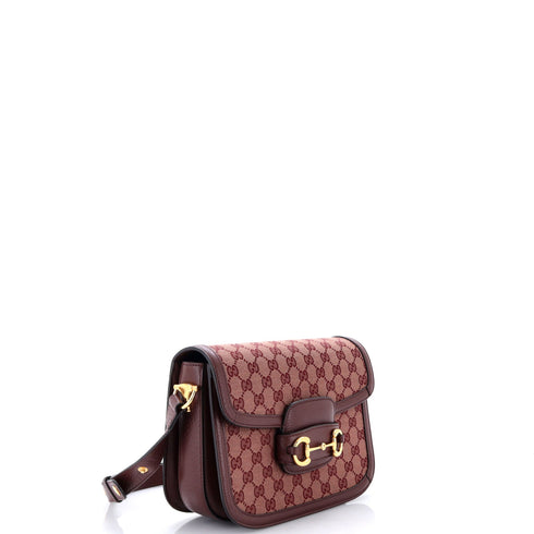 Horsebit 1955 Shoulder Bag GG Denim Small