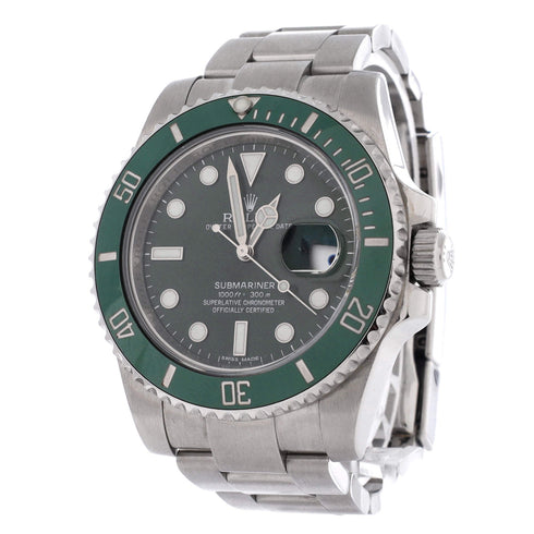 Oyster Perpetual Submariner Hulk Date Automatic Watch Stainless Steel and Cerachrom 40