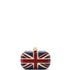 Britannia Skull Box Clutch Leather Small