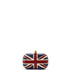 Britannia Skull Box Clutch Leather Small