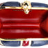 Britannia Skull Box Clutch Leather Small