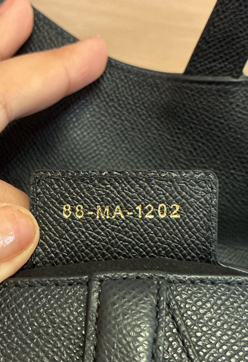 Saddle Handbag with Strap Leather Medium