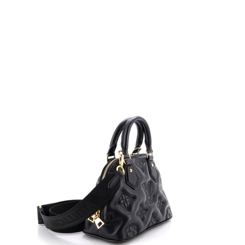 Alma Handbag Bubblegram Leather BB