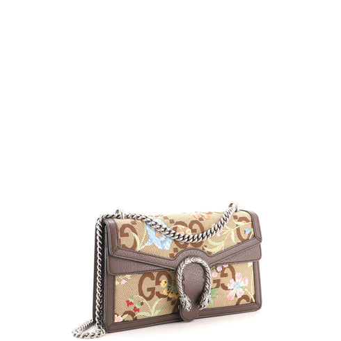 Dionysus Bag Embroidered Jumbo GG Canvas Small
