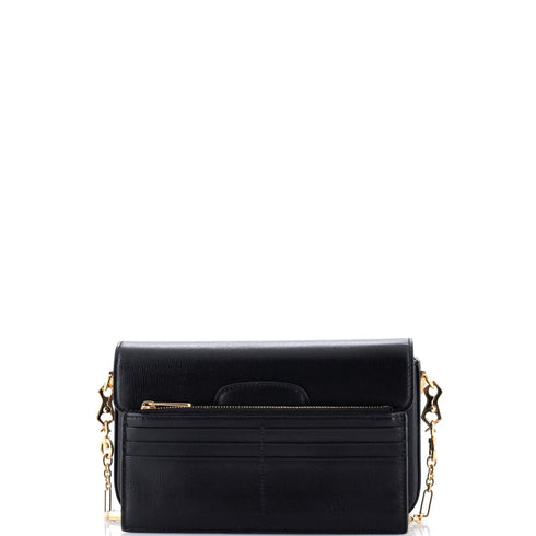 Horsebit 1955 Shoulder Bag Leather with Crystal Detail Mini